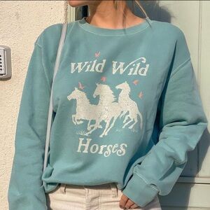 ISO Girl Dangerous Wild Wild Horses sweatshirt